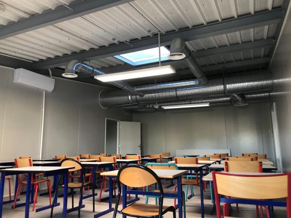 installation ventilation établissement scolaire