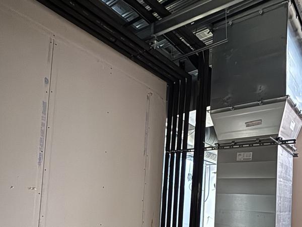 Installation de climatisation LG dans un bâtiment neuf