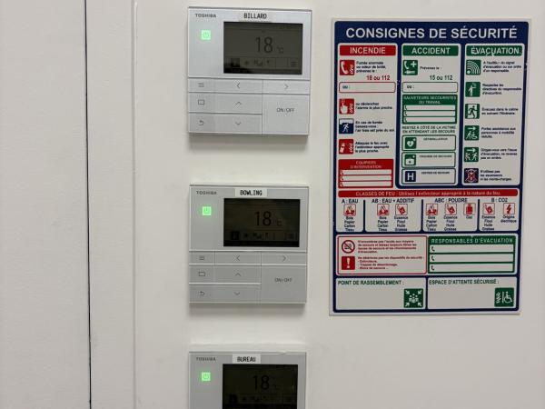 Installation de chauffage et climatisation centre de loisirs près de Rennes